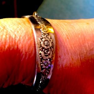 Sterling Silver Handmade Spoon Bracelet